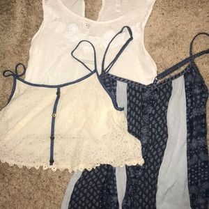 Three different shirts